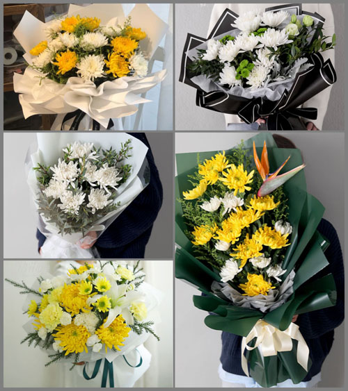 辽宁铁岭开原市黄旗寨满族乡白事花束代送